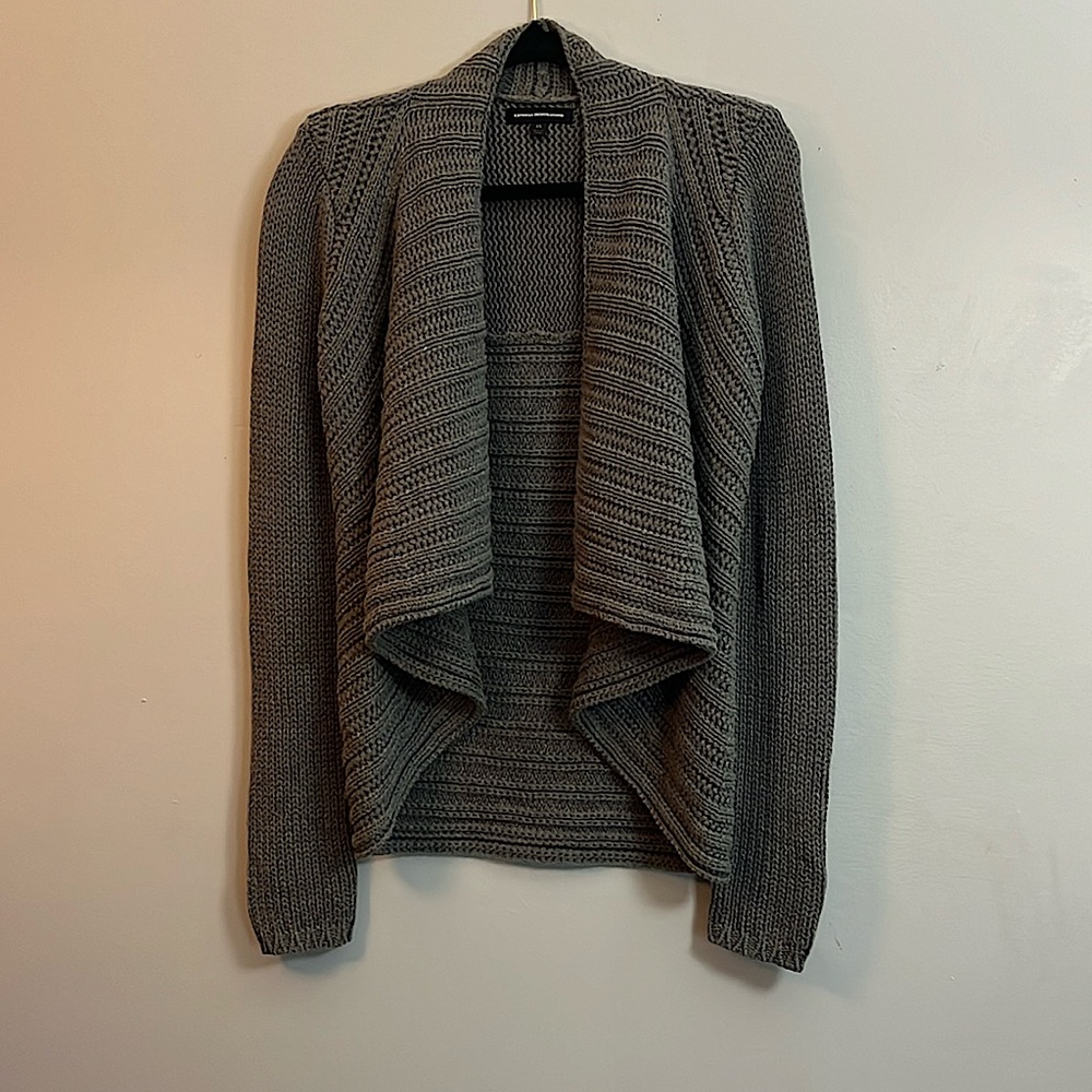 COPY - "Chic Comfort: The Gray Express Fashion Studio Sweater Cardigan"